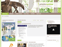 Tablet Screenshot of priesterseminar-wuerzburg.de